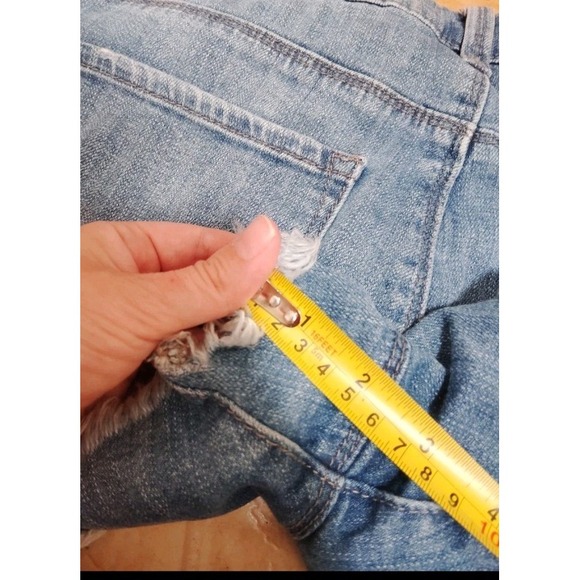 Pistola Jean Shorts Women's 30 Distressed Festival Fringe Super Short 2" Inseam - Picture 6 of 6